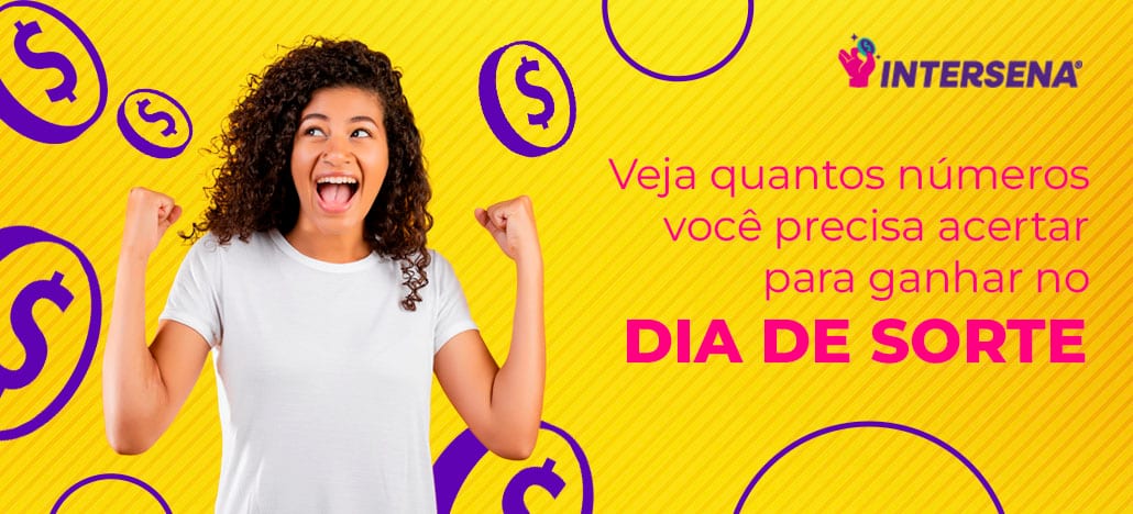 Com quantos números ganha no Dia de Sorte?